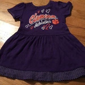 Clemson purple dress